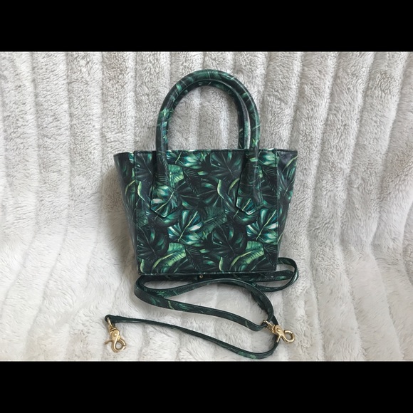 Dagne Dover Tiny Tote in Palm Print - Picture 2 of 8